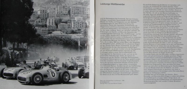 Mercedes-Benz Modellprogramm 1963 "Welterfolge in 7 Jahrzehnten" Automobilprospekt (8931)